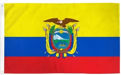 3'x5' Foot Ecuador Flag - Ecuadoran National Flags Polyester Indoor Outdoor  • $7.89