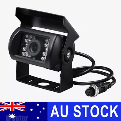 4 Pin Truck Can Backup Camera Waterproof 18 LED Car Rear IR Night Vision 12V 24V • $29.99