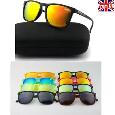 SUPERDRY Polarized MenWomen Sunglasses UV400 Pilot Sport Glasses Driving Eyewear • £6.38