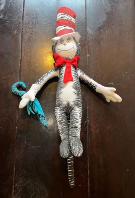 $15 • Buy Vintage 1994 Random House Dr Seuss Cat In The Hat 16  Cloth Doll Plush Stuffed  