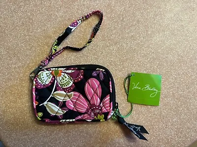 NWT *VERA BRADLEY* “Tech Case” 5” Pirouette Pink Wristlet  • $18