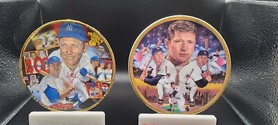 2 Mickey Mantle Sports Impressions Baseball Mini Plates  • $9.99