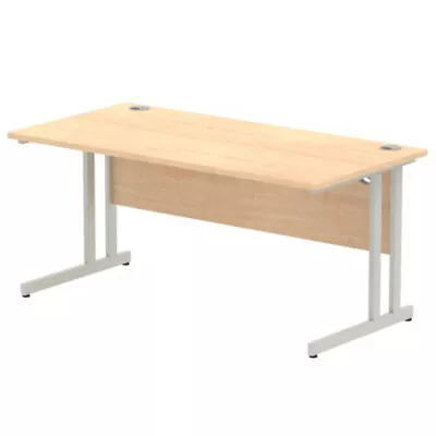 Impulse Cantilever 1600 Rectangle Desk Maple • £189.67