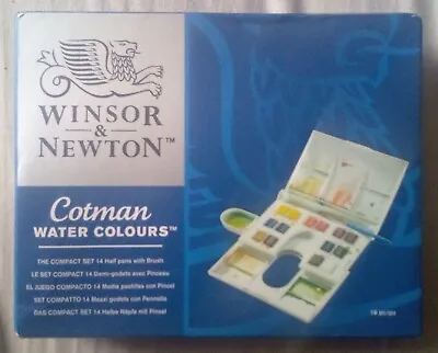£18 • Buy Windsor & Newton Cotman Water Colours. The Compact Set. 14 Half Pans.