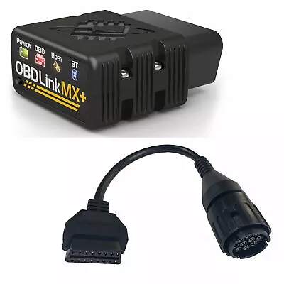 £159 • Buy OBDLink MX+ Bluetooth Professional OBD-II Scan Tool With BMW Bike 10-pin Adapter