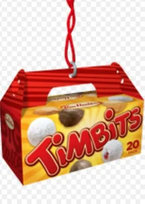 $34.99 • Buy Tim Hortons TIMBITS Donuts Take Out Box Christmas Tree Ornament 2014 