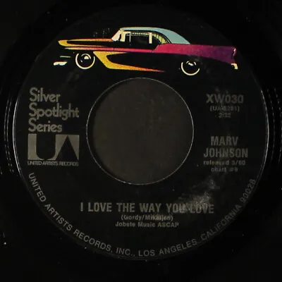 MARV JOHNSON: I Love The Way You Love Me UA 7  Single 45 RPM • $5