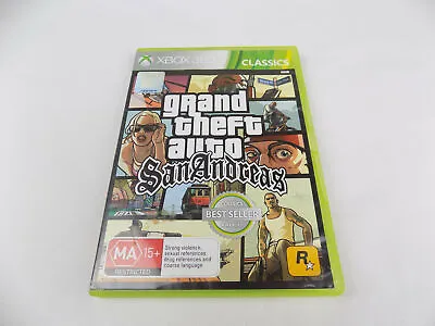 Mint Disc Xbox 360 Grand Theft Auto San Andreas  - No Manual • $59.90