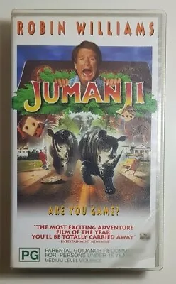 Jumanji 1995 VHS Robin Williams - Free Postage • $12.10