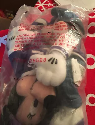 Disney Mickey And Minnie Mouse Plush  In Lettermen Jackets Class Of ‘03 In Bag • $7.99