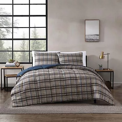 Eddie Bauer- King Comforter Set Reversible Microsuede Bedding With Matching ... • $138.34
