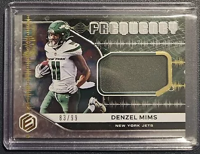 Denzel Mims 2020 Panini Elements Frequency Patch FR-22 /99 (Baylor Bears) • $5