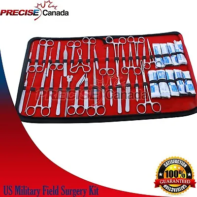 172 US Military Field Minor Surgery Surgical Veterinary Instruments Kit DS-1103 • $57.85