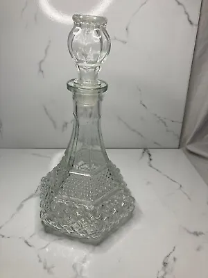 Vintage Glass Liquor Decanter  • $10
