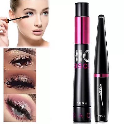 4D Mascara Silk Fibre Eyelash Waterproof Extension Volume Make Up Long Lasting • $13.96