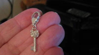 $32 • Buy Nice Judith Ripka Charm/pendant/enhancer W/diamonique, Bale Opens
