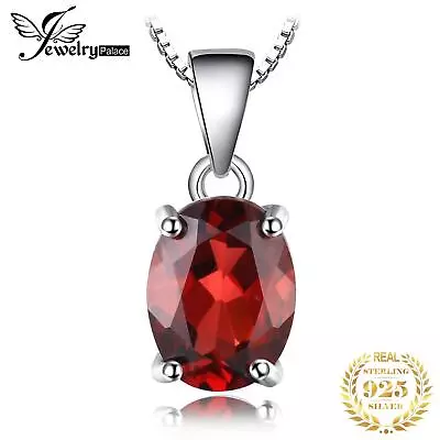£7.68 • Buy Natural Garnet Amethyst Peridot 925 Sterling Silver Necklace Gemstone Jewelry