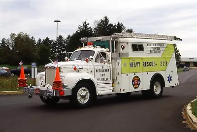 Fire Apparatus Slide- Bethlehem Township PA Fire Company Mack B Rescue 228 • $5