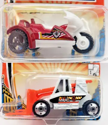 2 Matchbox Hero City Series Diecast Trucks - Police Moto - Forklift • $11