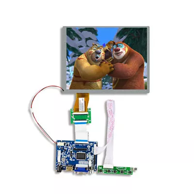 7  Inch 800x600 AUO A070SN01 V.0 4:3 LCD + HDMI VGA 2AV Controller Driver Board • $39.99