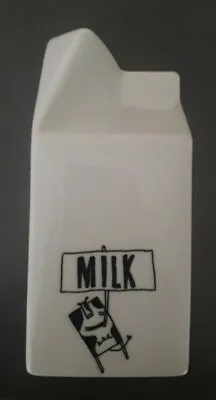 Yeo Valley Milk Jug Cow Farm Kitchen New Carton Style Ceramic • £10.95