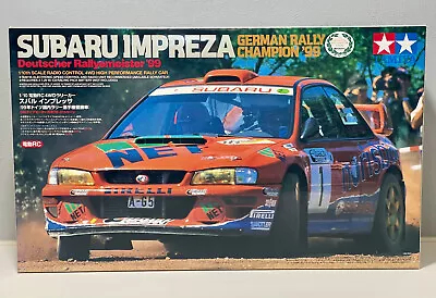 TAMIYA 58259 1/10 R/C SUBARU IMPREZA German Rally Champion '99 (TB-01 Chassis) • $650