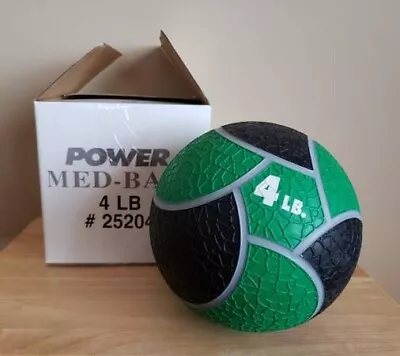 4 LB Medicine Ball By Power Systems Green And Black 4 Pounds • $24.99