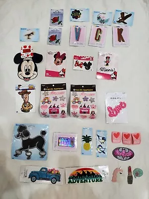 Lot Of 23 Iron On Patches - Disney Mickey Mouse Minnie Mouse Toy Story Princess • $24.99