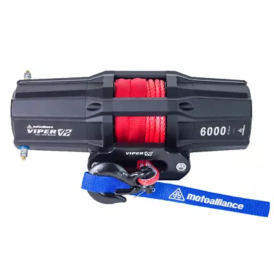 Viper V2 ATV/UTV Winch Kit 6000lb - 40 Ft Winch Assembly Blue Synthetic Rope • $348.49