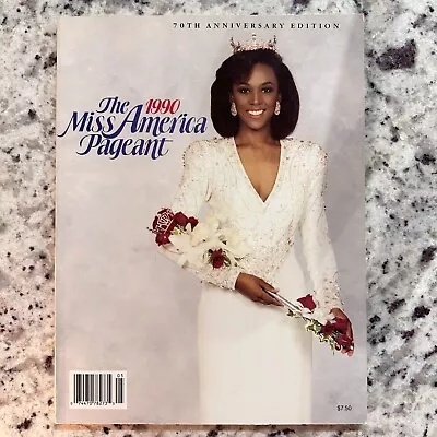 Miss America Pageant Program 1990 Debbye Turner 70th Anniversary Atlantic City • $20