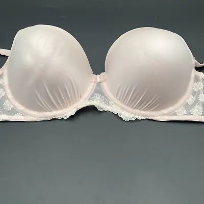 WACOAL PETITE FLEUR Size 34 DD Light Pink Push Up Contour Wire Bra WE104003POI • $12.45