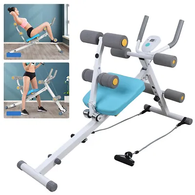 Ab Machine Coaster Abdominal Crunch Trainer For Home Gym Core Workout Equipment • $104.64