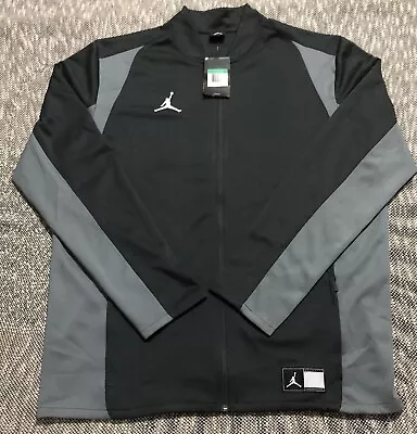 Mens Nike Air Jordan Jumpman Dri Fit Jacket Sz XLAnthracite Cool Grey 924707 060 • $59.99