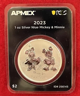 2023  Disney Mickey & Minnie “Made For Each Other” 1 Oz Silver .999 BU In TEP • $54.75