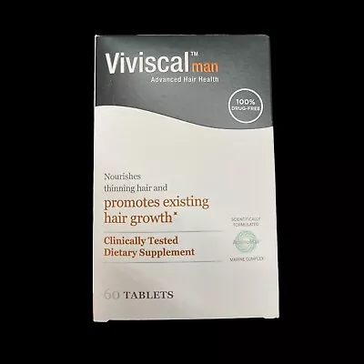 New Viviscal Men's Hair Growth Supplements 60 Tablets EXP 03/24 New • $38