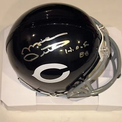 MIKE DITKA Signed BEARS THROWBACK VSR4 Mini-helmet Beckett BAS & HOF Inscription • $129.95