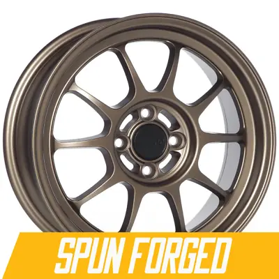 Circuit Csf9 16x7 4x100 +35 Matte Bronze Spun Forged Wheels (set Of 4) • $577.97