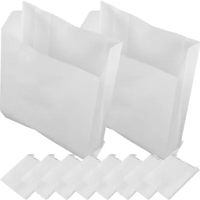  100 Pcs Paper Package Bags Takeaway Packing Snack Baggies Oil-proof Glass • £14.15