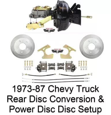 1973-1987 Chevy C10 Rear Disc Brake Conversion Std. 5 Lug New Power Disc/Disc • $790