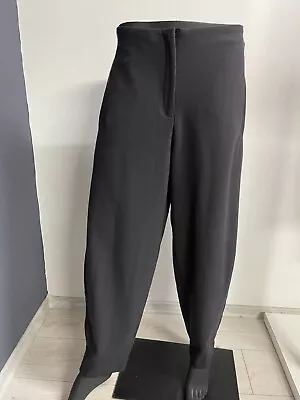 £82.80 • Buy Oska Cub Cropped Balloon Trousers Size 2 UK 12 Pockets Dark Grey