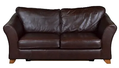 £1470 • Buy Sofa Bed M&s Abbey Brown Leather 2 Seater / ￼matching Sofa Available￼