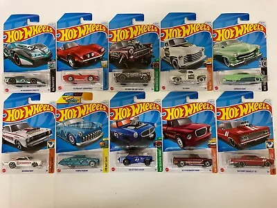 Hot Wheels 2024 Mainline X10- Ford Chevy Dodge Studebaker Volvo + RTH • $30