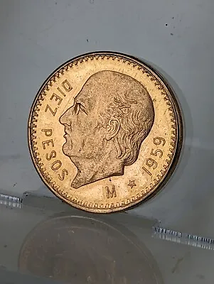 1959 Mexican Gold Diez Pesos • £750