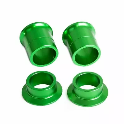 Wheel Hub Spacers Kit Aluminum Motor Green Fits For Kawasaki KX125/250 2003-2008 • $22.66