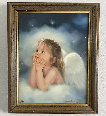 Mary Baxter St. Clair “Make A Wish” Signed And Numbered Framed Canvas Print COA • $255