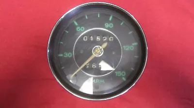 Porsche VDO Green Face Speedometer Date Stamped 1/66  901-741-102-11 GERMAN USED • $325