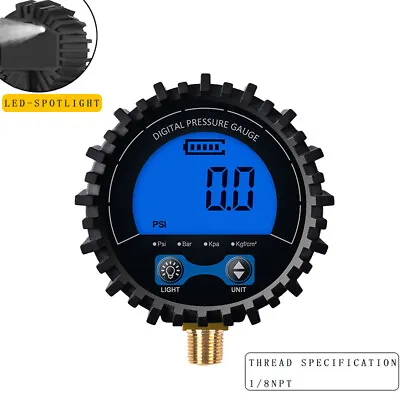 Digital Manometer W/ LCD Display Dual Port Air Pressure Meter Gauge Gas Tester • $14.41