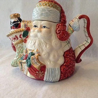 $22 • Buy Avon Christmas Old World  St. Nicholas  Teapot