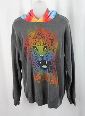 $49 • Buy Lauren Moshi Women's Gray Graphic Print Tie Dye Accent Pullover Sweatshirt Top S