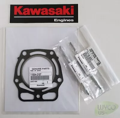 Oem Head Gasket+2 Push Rodsjohn Deere 425/445 W/ Kawasaki Fd620d Engine11c7-26 • $27.85